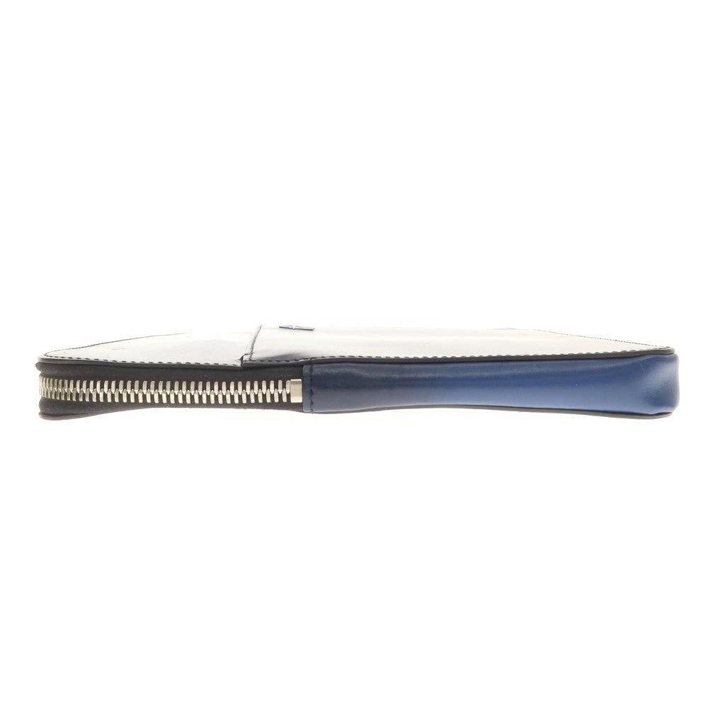 [Used] Pierre Corthay Gradient Leather Clutch Bag Navy [Condition Rank C] [Men&