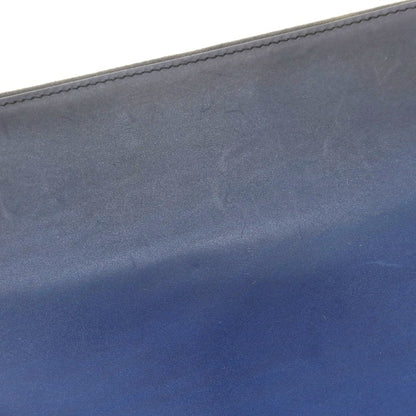 [Used] Pierre Corthay Gradient Leather Clutch Bag Navy [Condition Rank C] [Men&