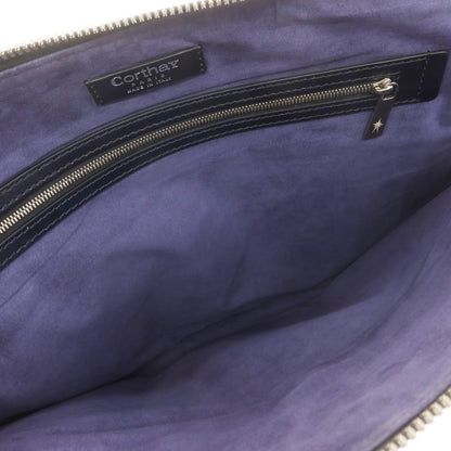 [Used] Pierre Corthay Gradient Leather Clutch Bag Navy [Condition Rank C] [Men&