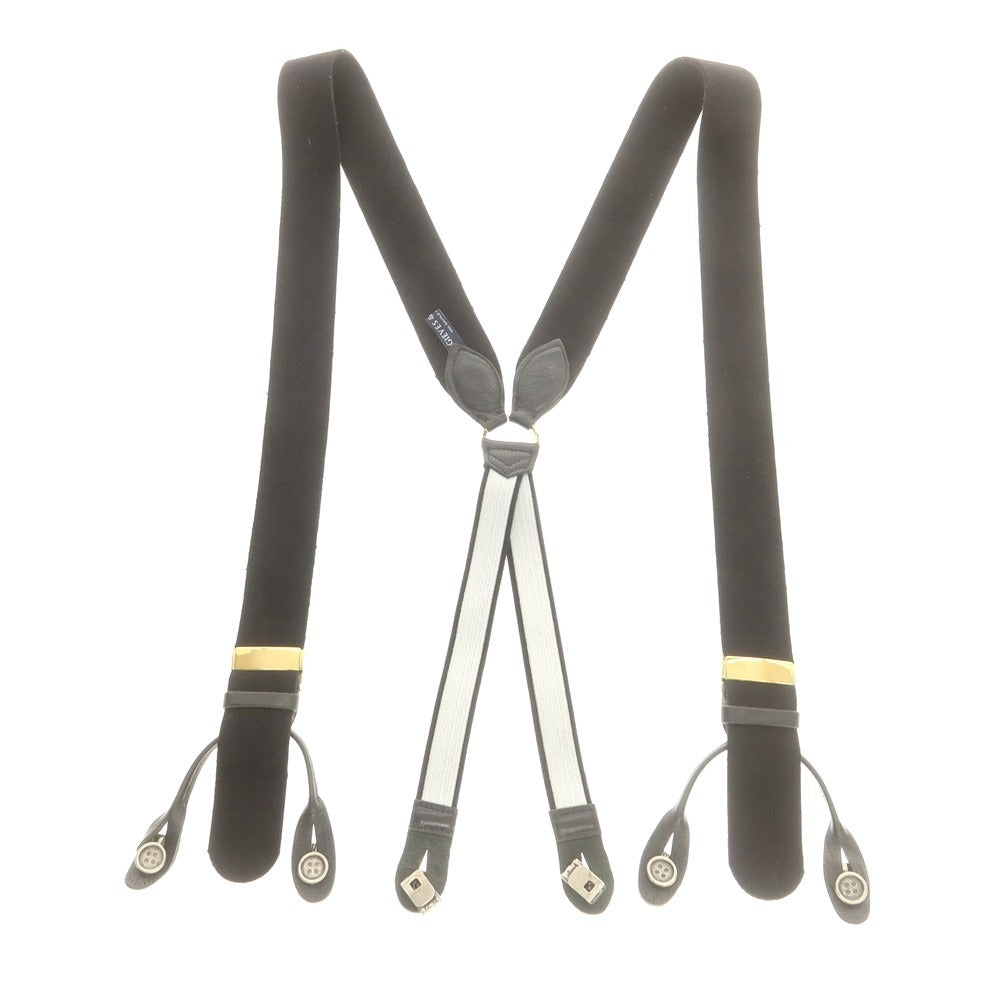 【中古】ギーブス＆ホークス GIEVES&amp;HAWKES サスペンダー ブラック【 状態ランクB 】【 メンズ 】
