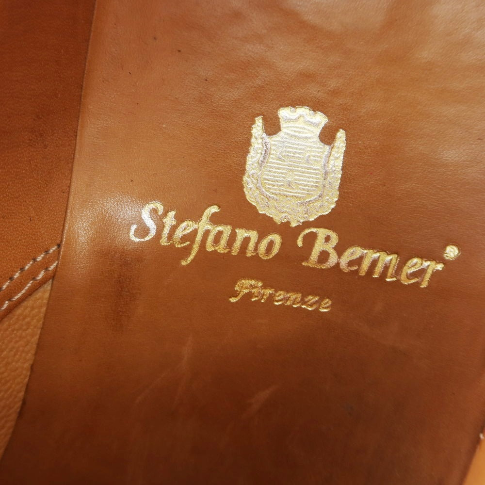 【中古】ステファノベーメル Stefano Bemer 502 ウイングチップ ドレスシューズ レッド【 40 1/2 】【 状態ランクB 】【 メンズ 】