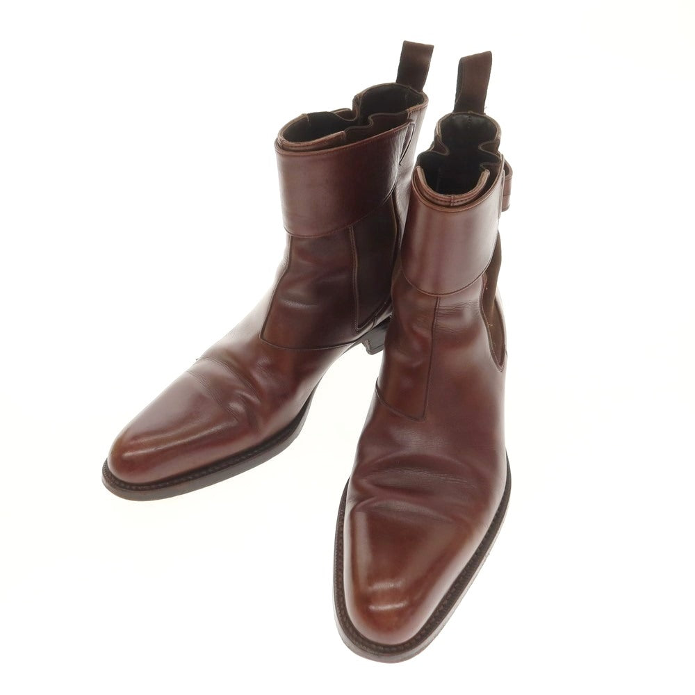 [Used] Sergio Rossi Side Gore Boots Brown [6 1/2] [Condition Rank C] [Men&