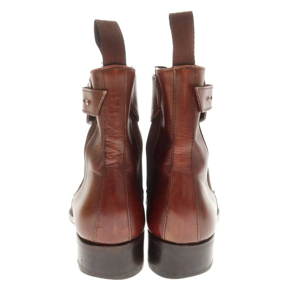 [Used] Sergio Rossi Side Gore Boots Brown [6 1/2] [Condition Rank C] [Men&