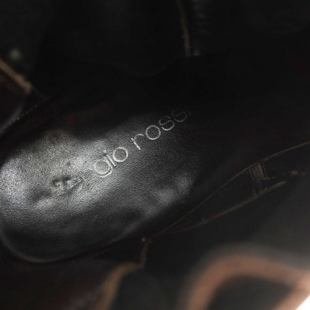 [Used] Sergio Rossi Side Gore Boots Brown [6 1/2] [Condition Rank C] [Men&