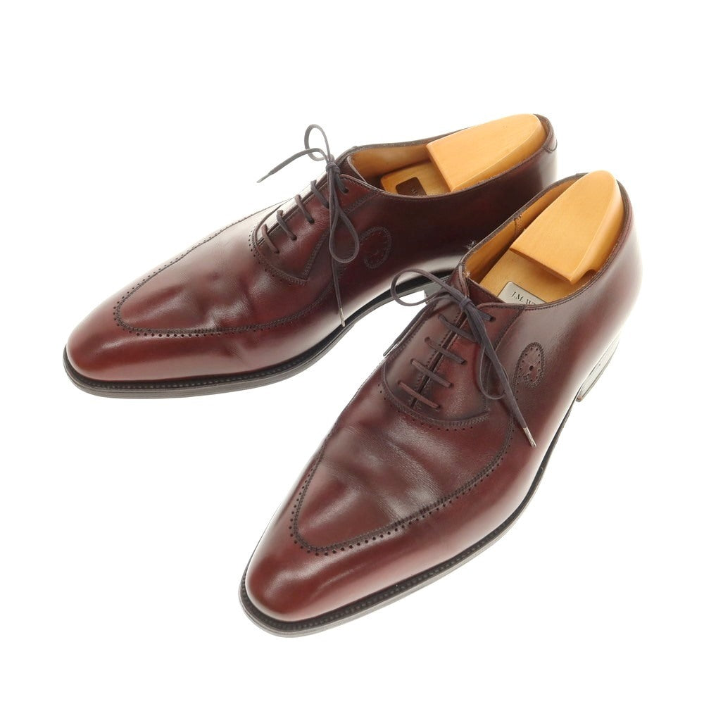 [Used] JM WESTON 435 Conti U-tip dress shoes, red brown [7E] [Condition rank B] [Men&