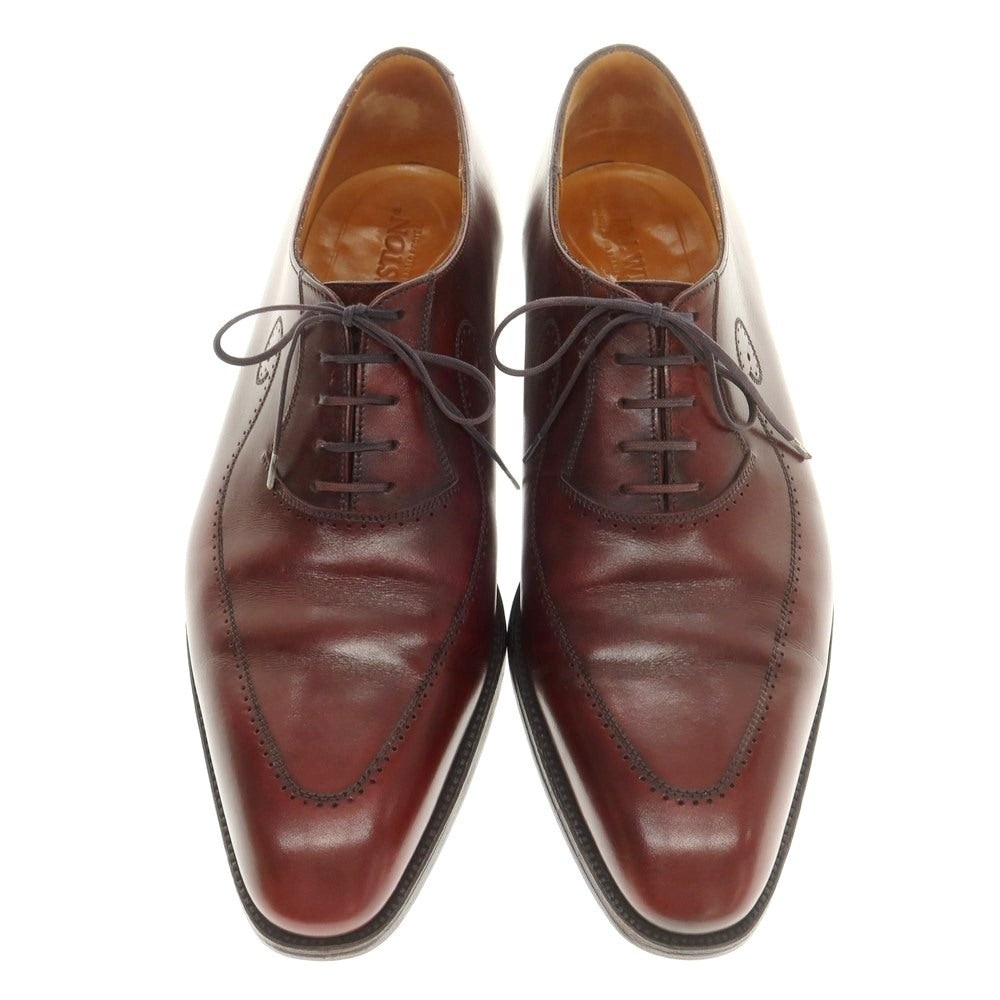 [Used] JM WESTON 435 Conti U-tip dress shoes, red brown [7E] [Condition rank B] [Men&