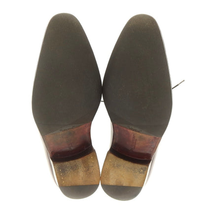 [Used] JM WESTON 435 Conti U-tip dress shoes, red brown [7E] [Condition rank B] [Men&