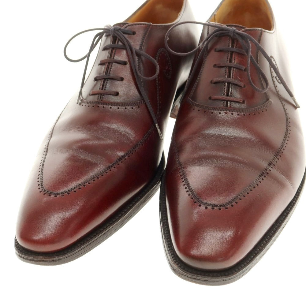 [Used] JM WESTON 435 Conti U-tip dress shoes, red brown [7E] [Condition rank B] [Men&