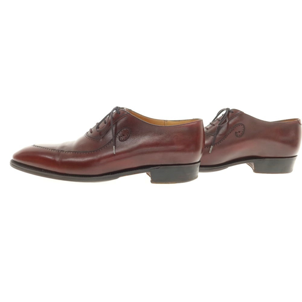 [Used] JM WESTON 435 Conti U-tip dress shoes, red brown [7E] [Condition rank B] [Men&