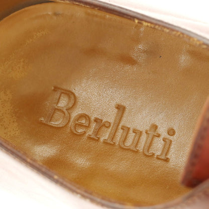 【中古】ベルルッティ Berluti アレッサンドロ ホールカット ドレスシューズ ブラウンレッド【 8 】【 状態ランクC 】【 メンズ 】