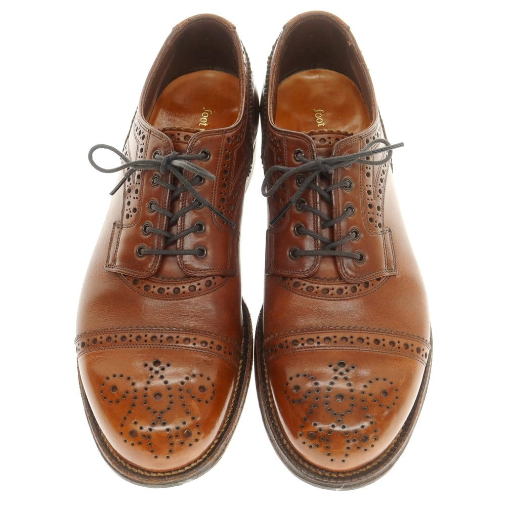 [Used] Foot the Coacher Semi-Brogue Derby Shoes Brown [8] [Condition Rank B] [Men&