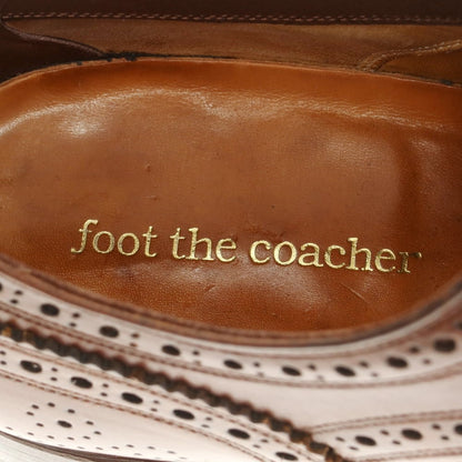 [Used] Foot the Coacher Semi-Brogue Derby Shoes Brown [8] [Condition Rank B] [Men&