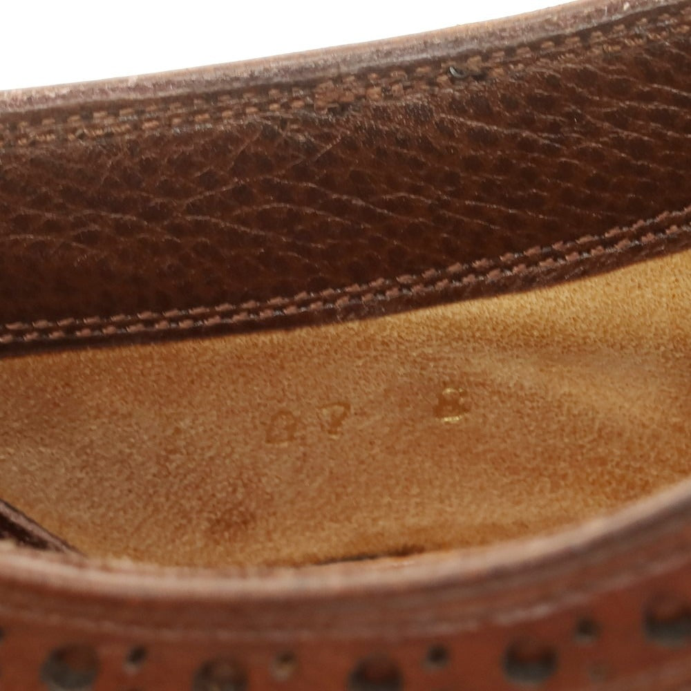 [Used] Foot the Coacher Semi-Brogue Derby Shoes Brown [8] [Condition Rank B] [Men&