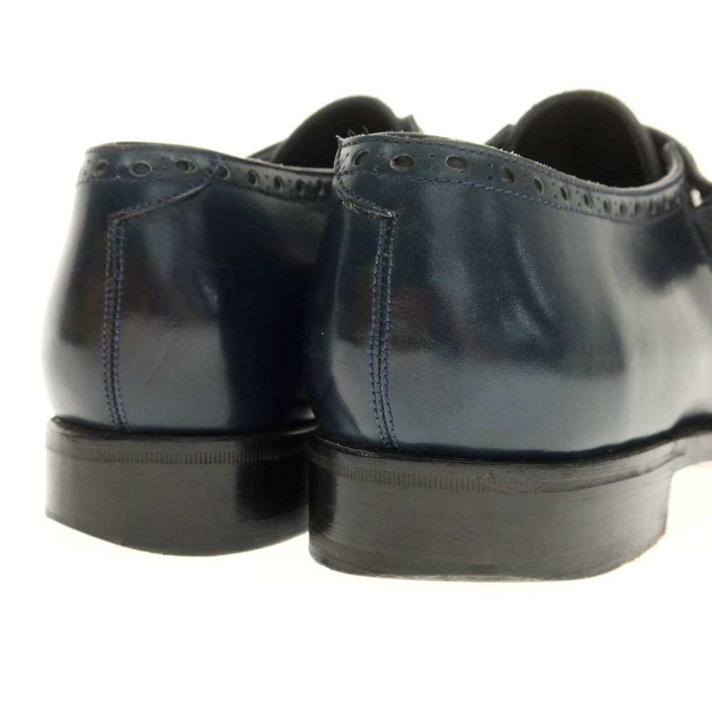 [Used] Ducal Combi Double Monk Dress Shoes Navy [40] [Condition Rank B] [Men&