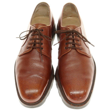【中古】サルヴァトーレフェラガモ Salvatore Ferragamo 型押しレザー ダービーシューズ ブラウン【 7 1/2EE 】【 状態ランクB 】【 メンズ 】