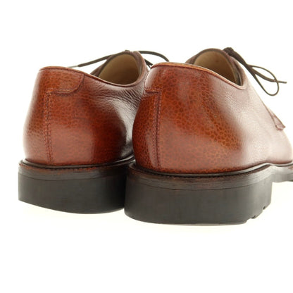 【中古】サルヴァトーレフェラガモ Salvatore Ferragamo 型押しレザー ダービーシューズ ブラウン【 7 1/2EE 】【 状態ランクB 】【 メンズ 】