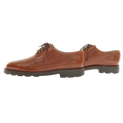 【中古】サルヴァトーレフェラガモ Salvatore Ferragamo 型押しレザー ダービーシューズ ブラウン【 7 1/2EE 】【 状態ランクB 】【 メンズ 】