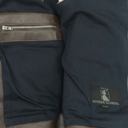 【中古】ヒステリックグラマー HYSTERIC GLAMOUR ×Lewis Leathers レザー ライダースジャケット ブラウン【 M 】【 状態ランクC 】【 メンズ 】