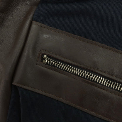 【中古】ヒステリックグラマー HYSTERIC GLAMOUR ×Lewis Leathers レザー ライダースジャケット ブラウン【 M 】【 状態ランクC 】【 メンズ 】