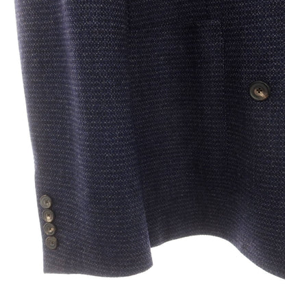 【中古】ハーディエイミス Hardy Amies ウール ダブル テーラードジャケット ネイビー【 40 】【 状態ランクB 】【 メンズ 】