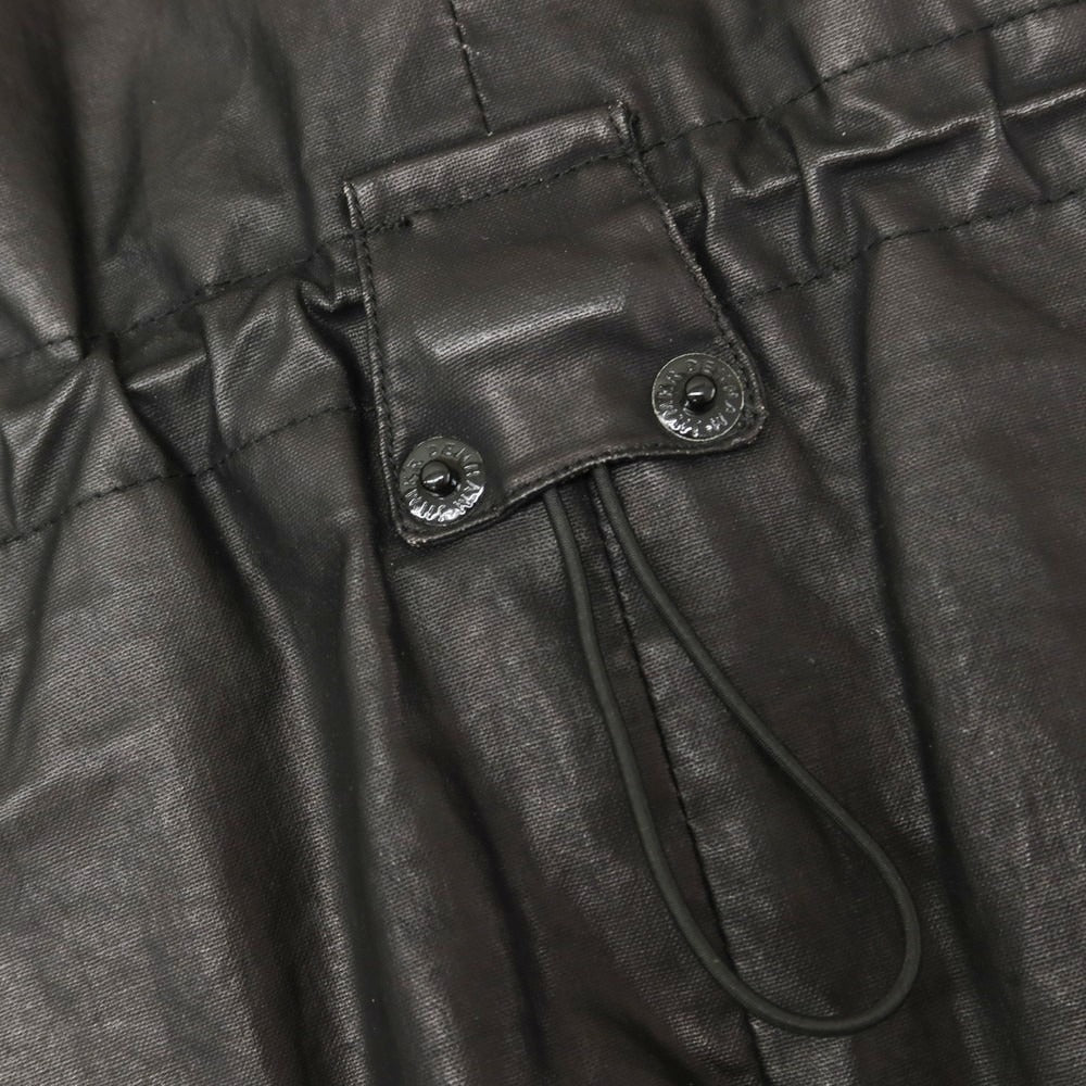 【中古】デンハム DENHAM コーティングコットン ジレ ベスト ブラック【 M 】【 状態ランクC 】【 メンズ 】
