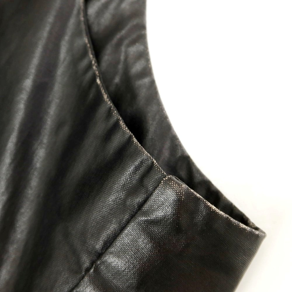 【中古】デンハム DENHAM コーティングコットン ジレ ベスト ブラック【 M 】【 状態ランクC 】【 メンズ 】