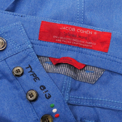 【中古】ヤコブコーエン JACOB COHEN J613 ウール 5ポケットパンツ ブルー【 31 】【 状態ランクB 】【 メンズ 】