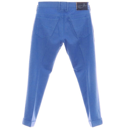 【中古】ヤコブコーエン JACOB COHEN J613 ウール 5ポケットパンツ ブルー【 31 】【 状態ランクB 】【 メンズ 】