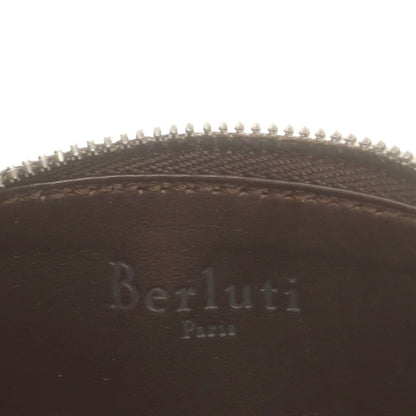【中古】ベルルッティ Berluti ゴールデンパティーヌ カリグラフィ カードケース ブラウン【 状態ランクA 】【 メンズ 】