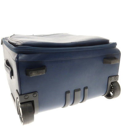 [Used] Montblanc MONTBLANC Embossed Leather Carry Bag Navy [Condition Rank B] [Men&