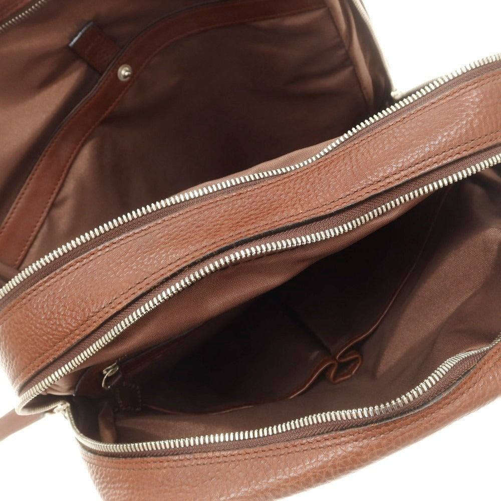 [Used] Manso Mansaw Shrink Leather Backpack Brown [Condition Rank B] [Men&