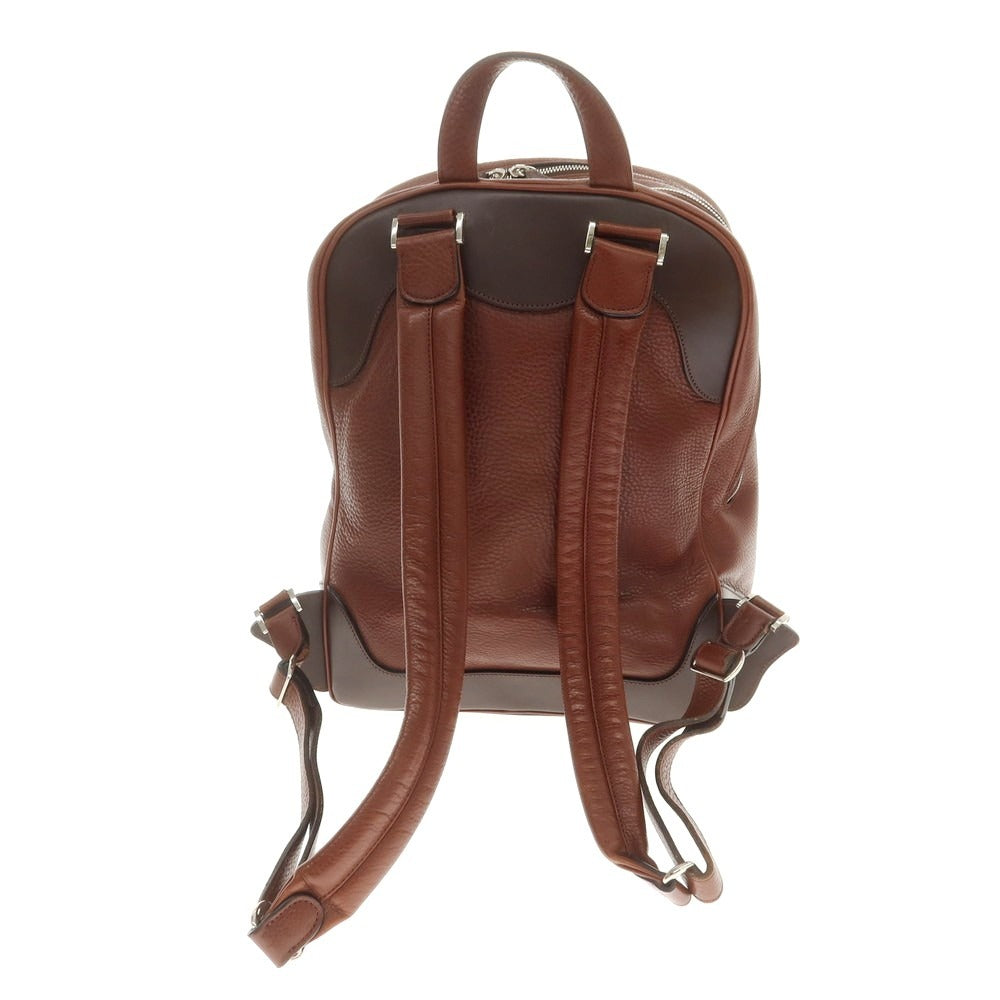 [Used] Manso Mansaw Shrink Leather Backpack Brown [Condition Rank B] [Men&