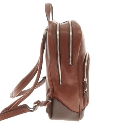[Used] Manso Mansaw Shrink Leather Backpack Brown [Condition Rank B] [Men&