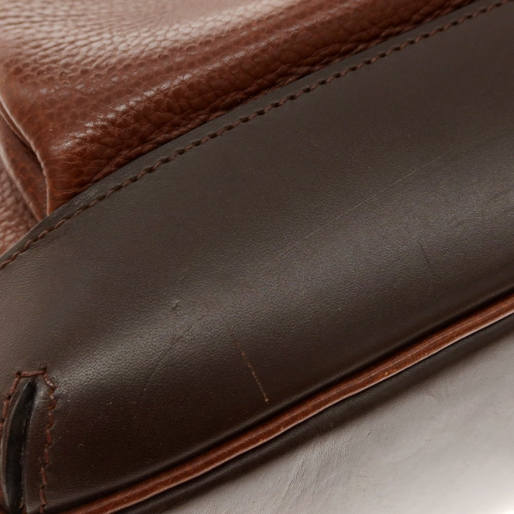 [Used] Manso Mansaw Shrink Leather Backpack Brown [Condition Rank B] [Men&