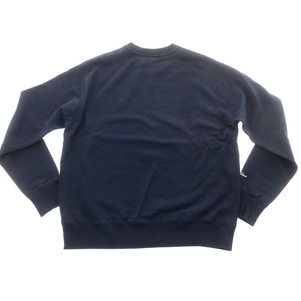 【中古】ブルックスブラザーズ Brooks Brothers コットン クルーネック スウェット ネイビー【 L 】【 状態ランクB 】【 メンズ 】