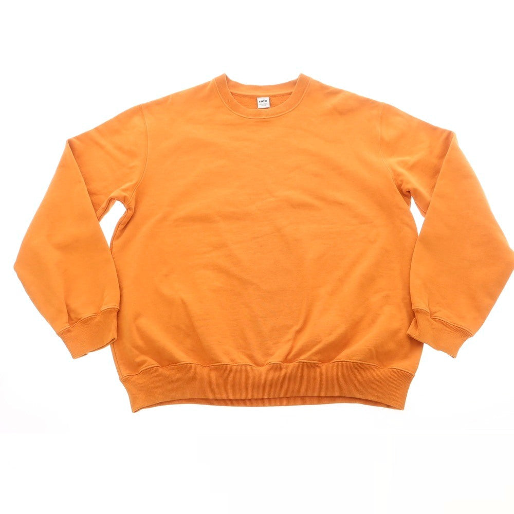 【中古】エヌディーエックス ndx コットン クルーネック スウェット オレンジ【 サイズL 】【 状態ランクB 】【 メンズ 】 [CPD]