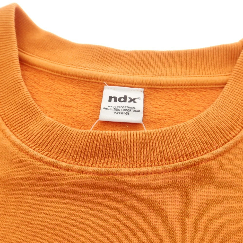 【中古】エヌディーエックス ndx コットン クルーネック スウェット オレンジ【 サイズL 】【 状態ランクB 】【 メンズ 】 [CPD]