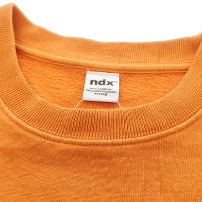 【中古】エヌディーエックス ndx コットン クルーネック スウェット オレンジ【 L 】【 状態ランクB 】【 メンズ 】