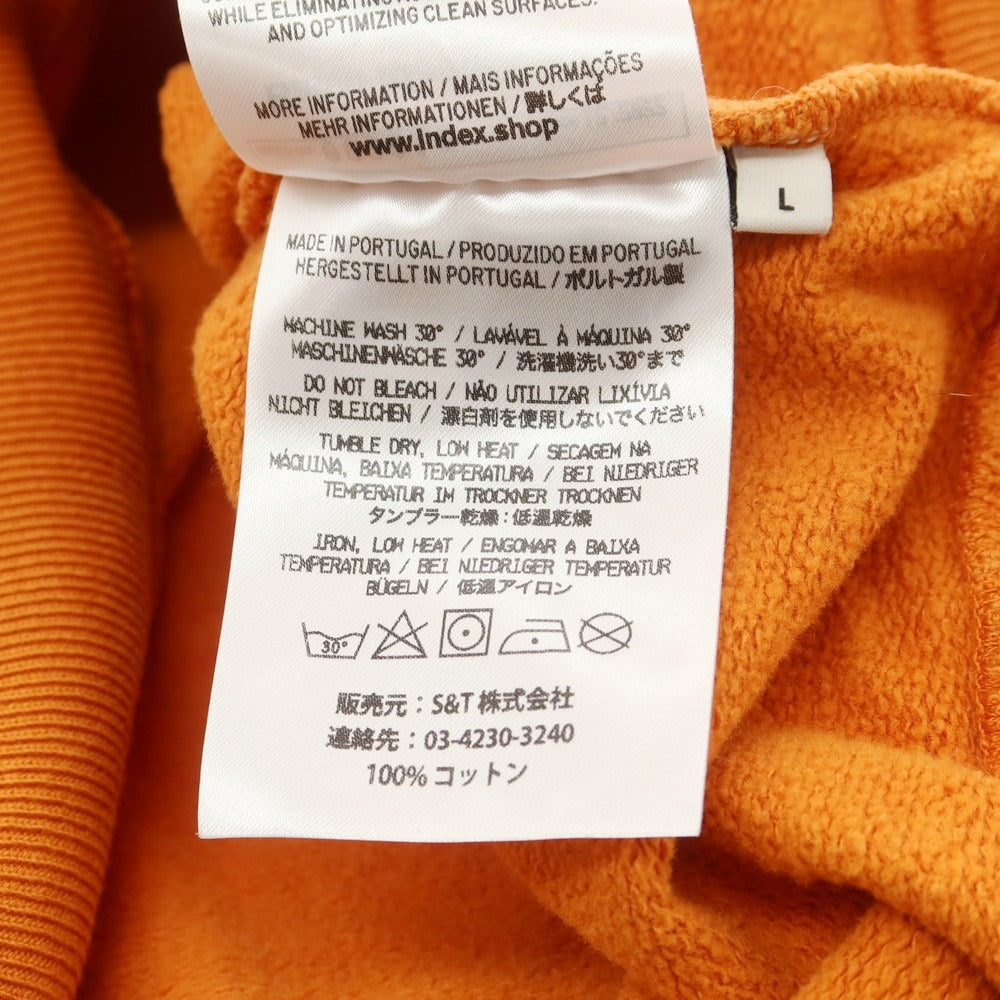 【中古】エヌディーエックス ndx コットン クルーネック スウェット オレンジ【 サイズL 】【 状態ランクB 】【 メンズ 】 [CPD]