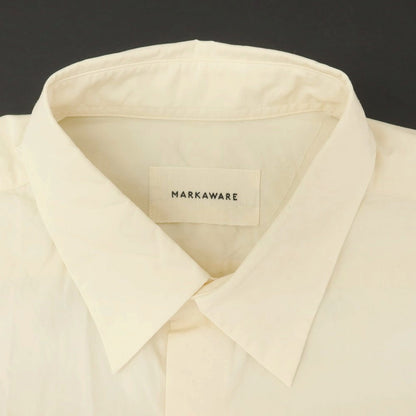 [Used] Markaware Cotton Regular Collar Casual Shirt Pale Yellow [3] [Condition Rank B] [Men&