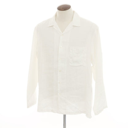 [Used] Markaware Hemp Open Collar Casual Shirt White [3] [Condition Rank B] [Men&
