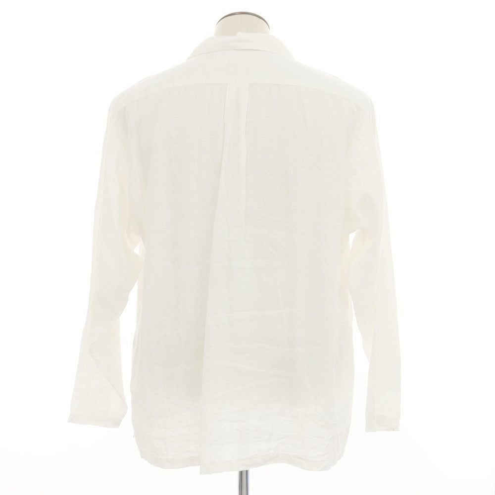 [Used] Markaware Hemp Open Collar Casual Shirt White [3] [Condition Rank B] [Men&