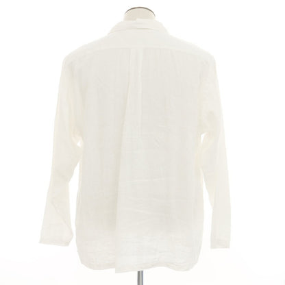 [Used] Markaware Hemp Open Collar Casual Shirt White [3] [Condition Rank B] [Men&