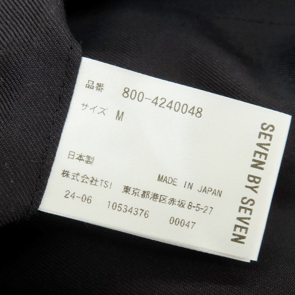 【中古】セブン バイ セブン SEVEN BY SEVEN ウール カジュアルスラックスパンツ ダークネイビー【サイズM】【 状態ランクB 】【 メンズ 】[CPD]