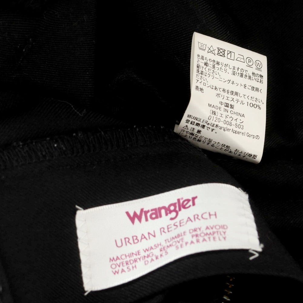 [Used] Wrangler URBAN RESEARCH custom polyester casual slacks pants black [M] [Condition rank B] [Men&