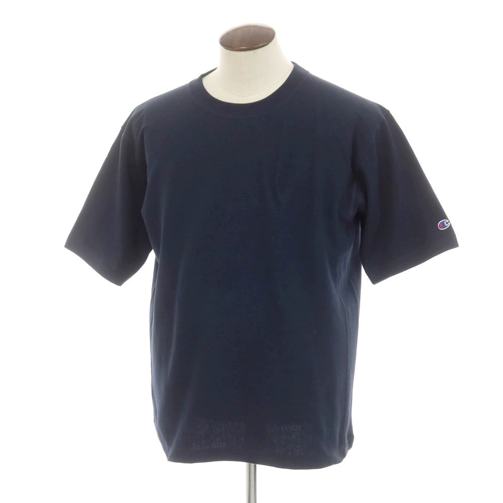 【中古】チャンピオン Champion コットン系 リバースウィーブ クルーネック 半袖Ｔシャツ ネイビー【 サイズL 】【 状態ランクA 】【 メンズ 】 [DPD]
