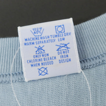 [Used] Champion Cotton Reverse Weave Crew Neck Short Sleeve T-Shirt Light Blue [L] [Condition Rank A] [Men&