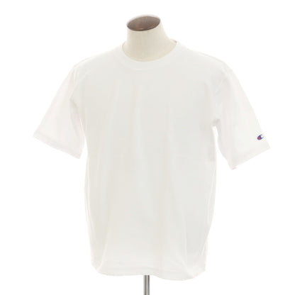 [Used] Champion Cotton Reverse Weave Crew Neck Short Sleeve T-Shirt White [L] [Condition Rank A] [Men&