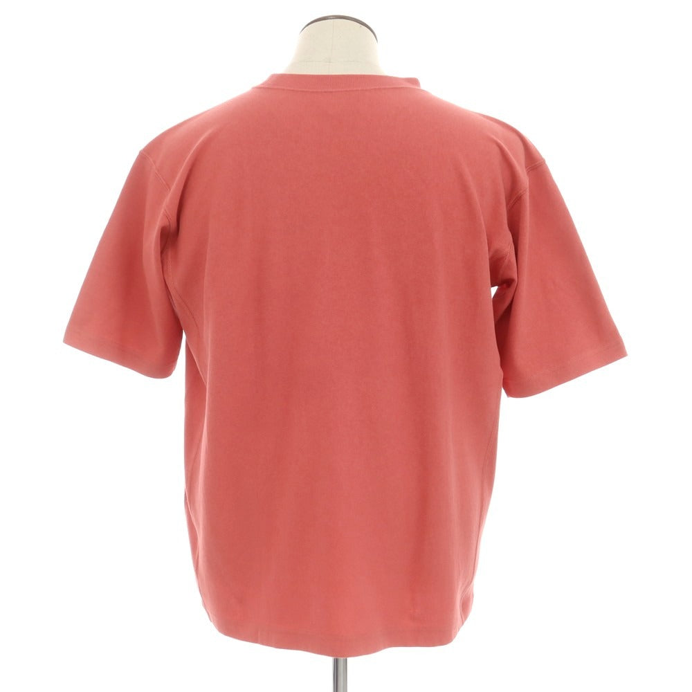 【中古】チャンピオン Champion コットン系 リバースウィーブ クルーネック 半袖Ｔシャツ ダークピンク【 サイズL 】【 状態ランクA 】【 メンズ 】 [DPD]