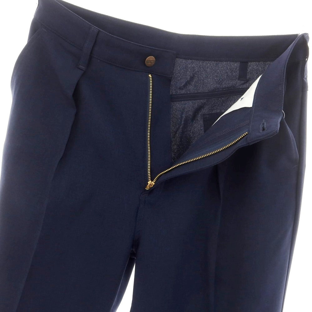 [Used] Wrangler URBAN RESEARCH exclusive polyester wide flare casual slacks pants navy [L] [Condition rank A] [Men&